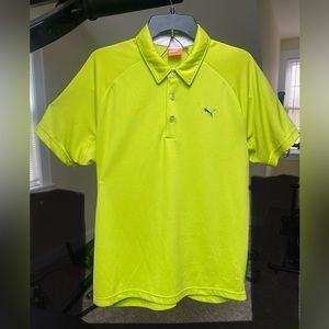 Men’s Puma bright breathable golf polo -L